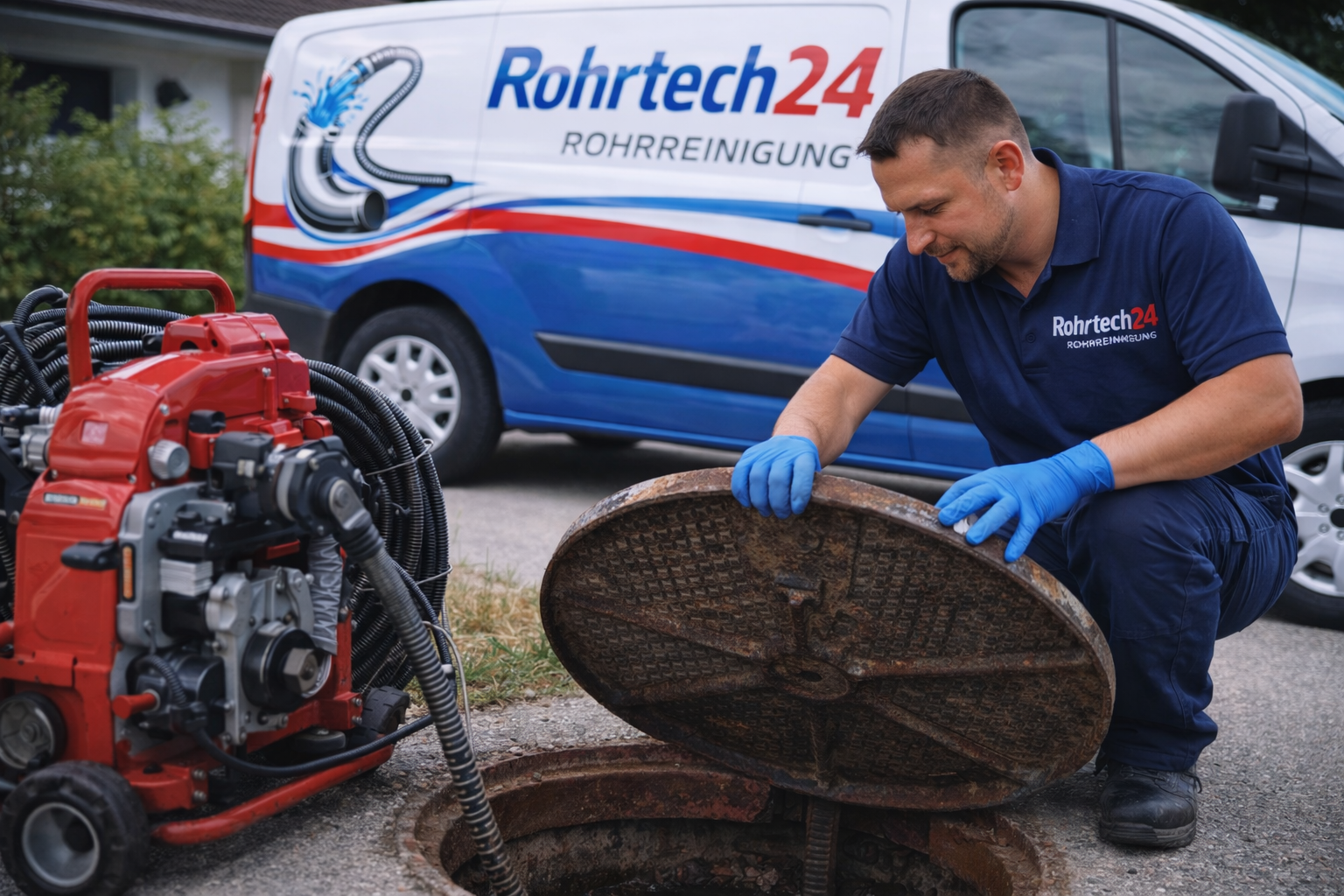 Saubere Ausführung nach abgeschlossener Reinigung